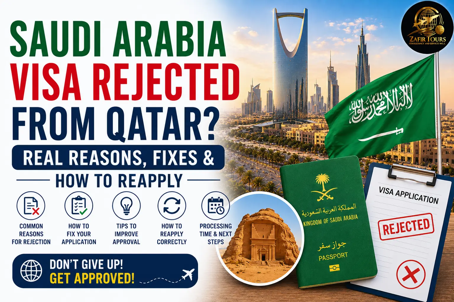Saudi Visa Rejected from Qatar? Real Reasons & Fixes