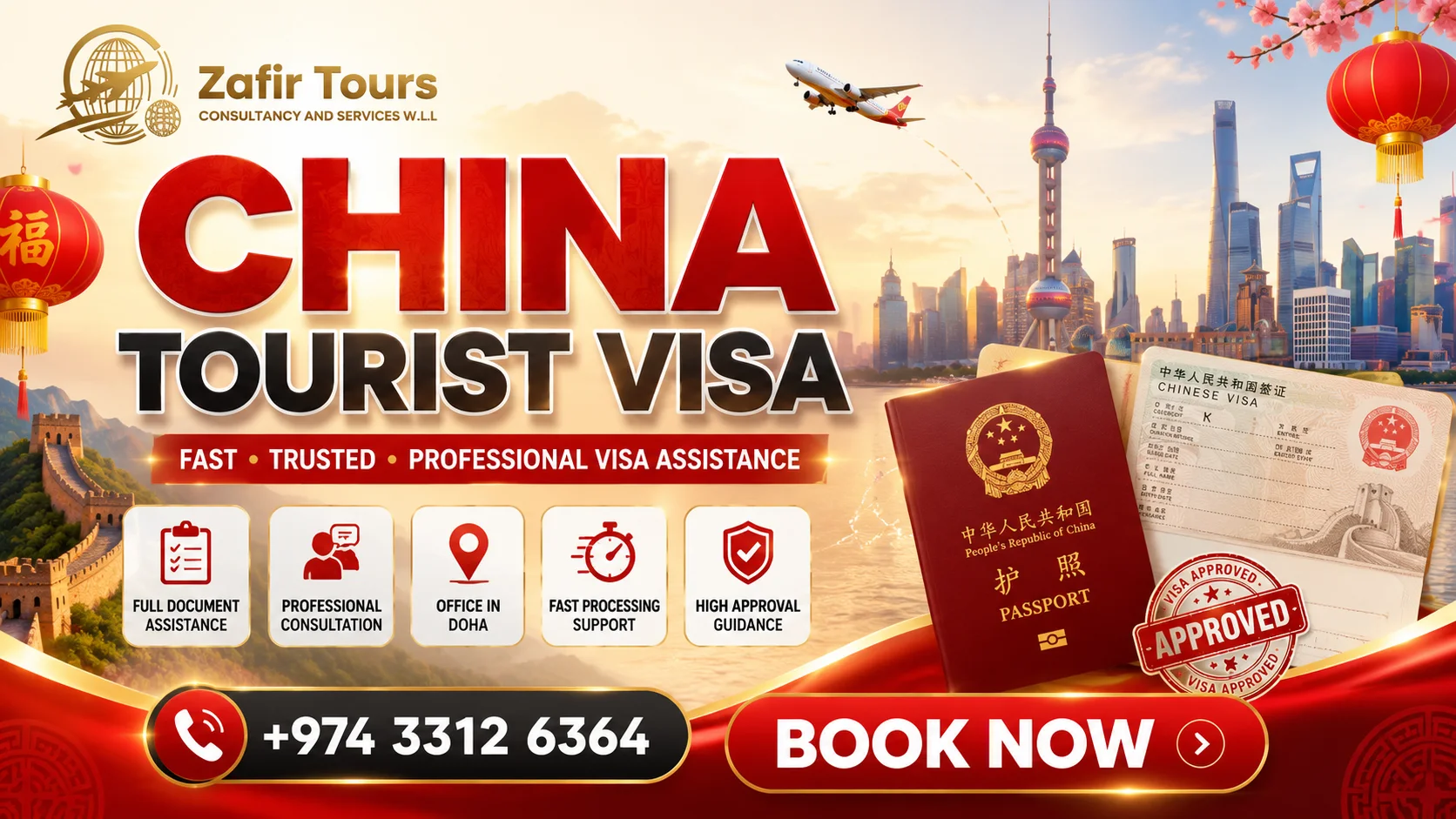 China visa for Qatar residents