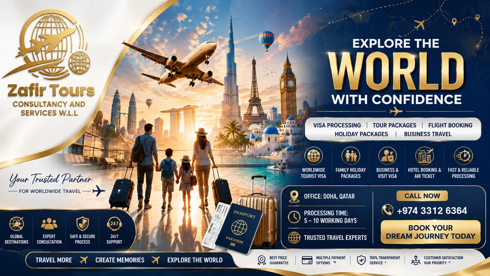 Family tour packages from Qatar