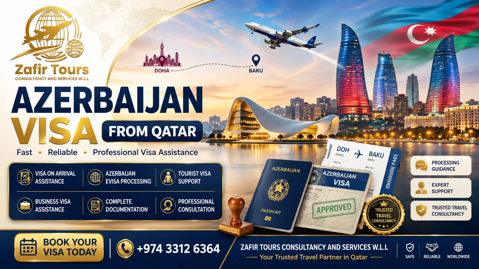 Azerbaijan visa agent Qatar