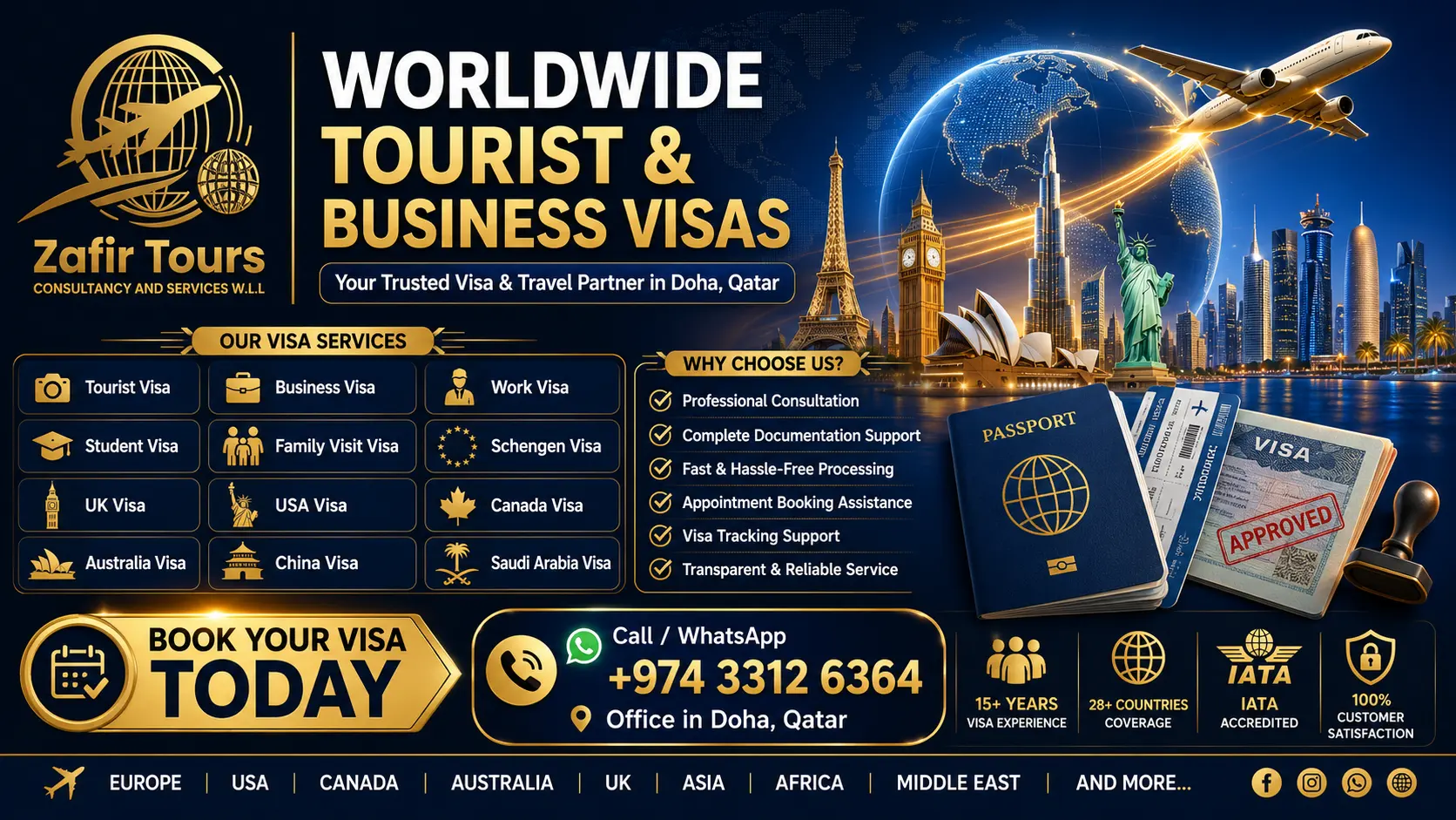 travel visa from qatar