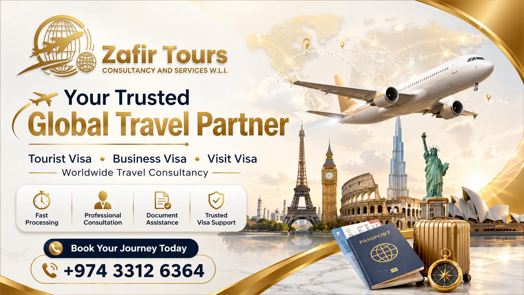 Schengen visa appointment from Qatar