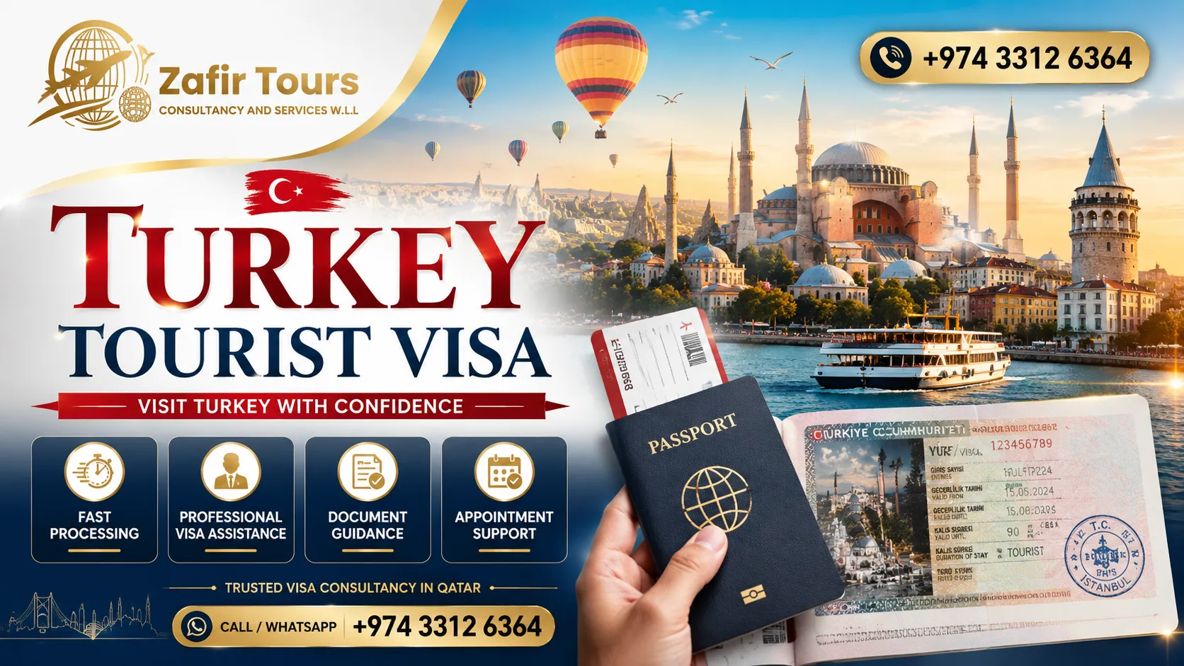 Turkey visa from Qatar