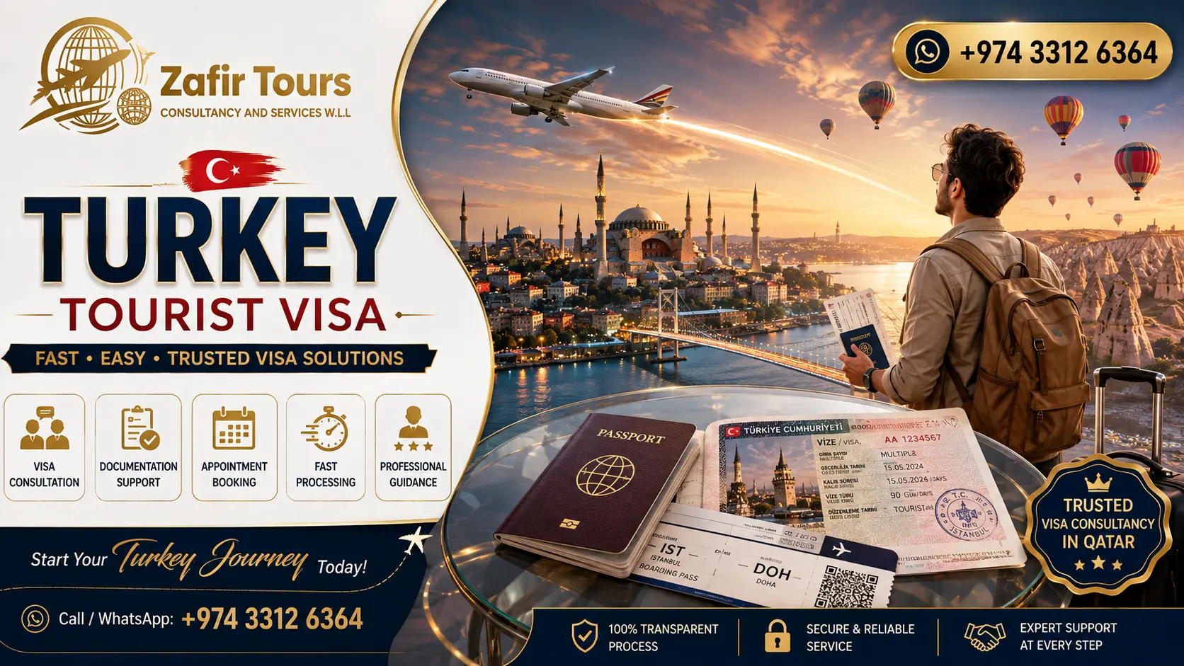 Turkey visa from Qatar